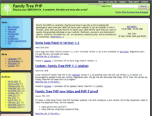 Tablet Screenshot of familytreephp.com